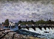 Alfred Sisley Molesey Weir-Morning china oil painting reproduction